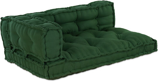 vidaXL Pernă De Canapea Pentru Scaune De Grădină Cu Spătar Verde 40x60cm