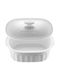 Buydeem Rectangular Heat-Resistant Cookware Ceramic with Lid 25x33.5cm