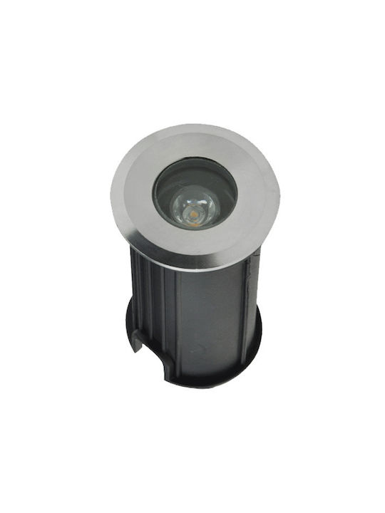 Elmark Σποτ Δαπέδου LED 3W με Θερμό Λευκό Φως IP65
