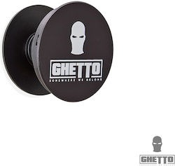 Ghetto Mask Logo Mobile Grip Up All Phones Stand Black