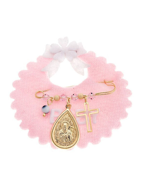 Senza Child Safety Pin made of Gold Plated Silv...