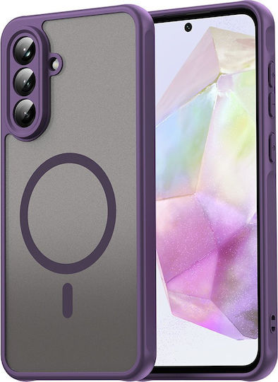 Techsuit Halofrost Ii Magsafe Umschlag Rückseite Silikon Lila (Galaxy A56)