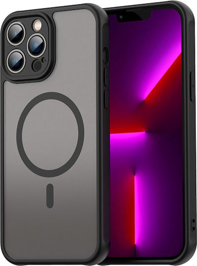 Techsuit Halofrost Ii Magsafe Umschlag Rückseite Kunststoff / Silikon Schwarz (iPhone 13 Pro)