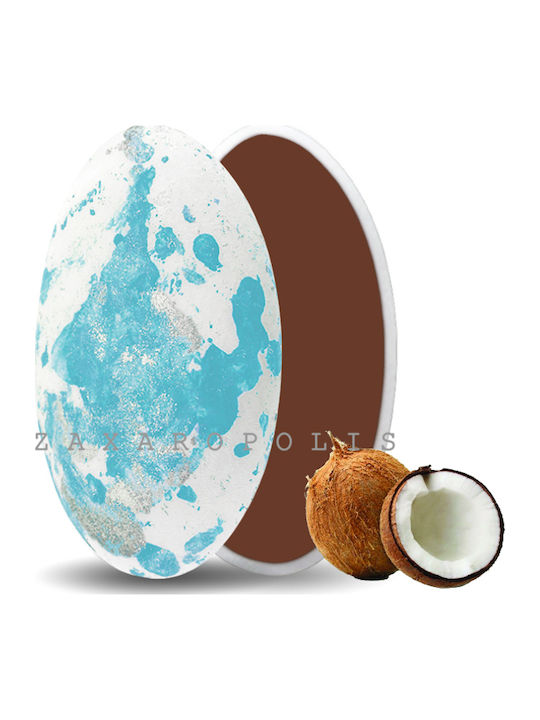 Zaxaropolis Κουφέτα Choco Splash σε Σχήμα Κλασικό με Γεύση Καρύδα Γαλάζιο 1000gr