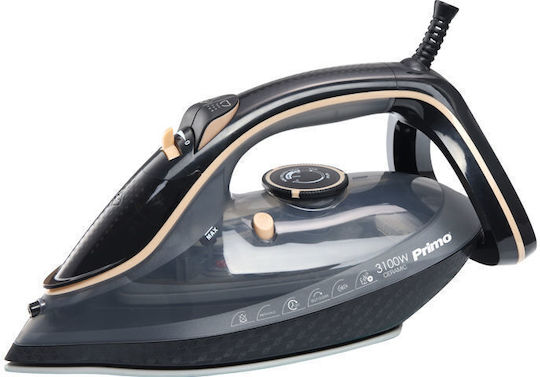 Primo Steam Iron 3100W with Ceramic Plate