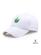 Ghetto Kappen Maple Leaf Stickerei 6-Panel Weiß