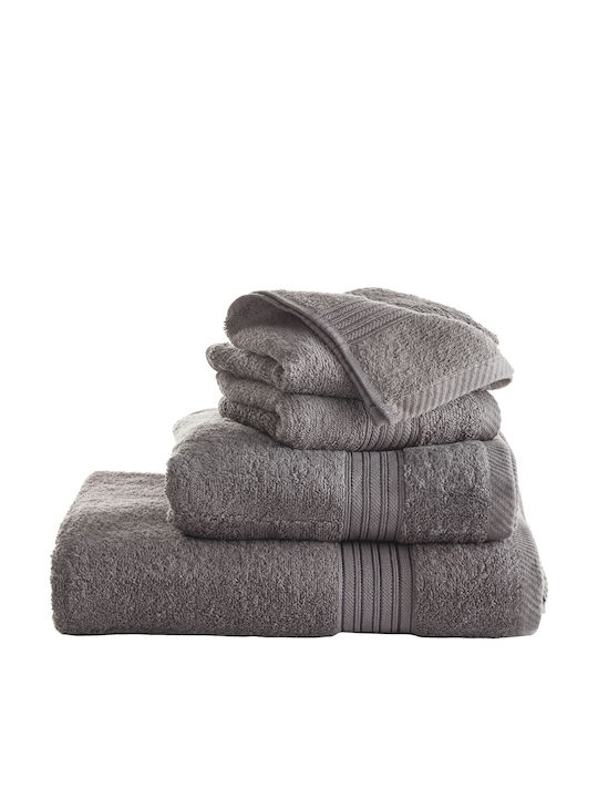 Charalambidis Textiles Hand Towel 30x50cm Grey ...