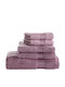 Charalambidis Textiles Handtuch 30x50εκ. Lilac Gewicht 500gr/m²