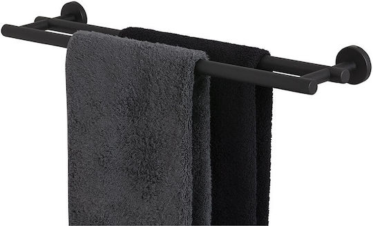 TIGER Ράγα Μπάνιου Διπλή Επιτοίχια με Βίδες ​13x58.1cm Μαύρη
