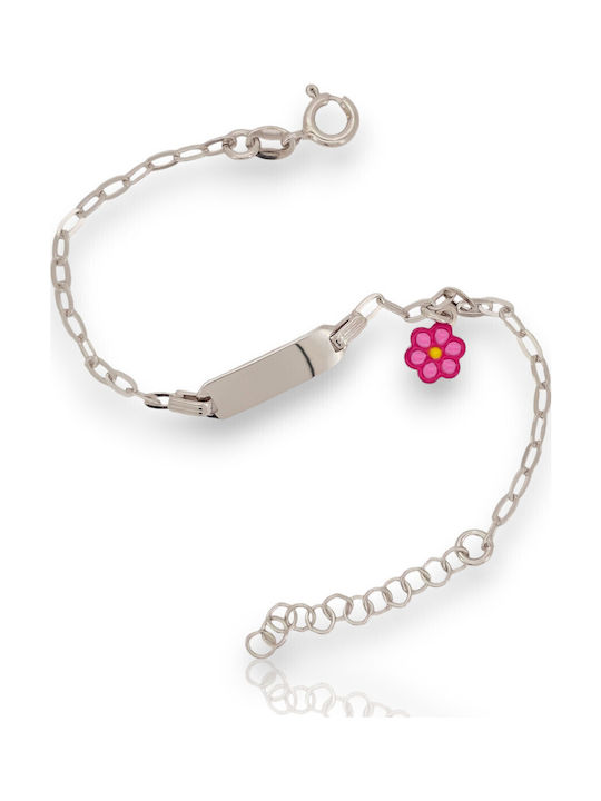 Mentzos Kids Bracelet ID from Silver