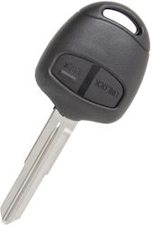 Carcasă cheie auto cu lamă cu 2 butoane pentru Mitsubishi