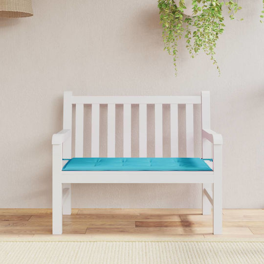 vidaXL Pernă De Bancă Pentru Grădină Turcoaz 50x100cm