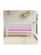 vidaXL Waterproof Bench Cushion for Garden Bench Pink 50x180cm