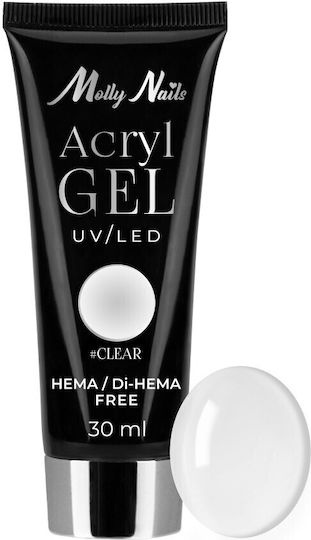 Molly Lac Gel Νυχιών Ροζ 30ml
