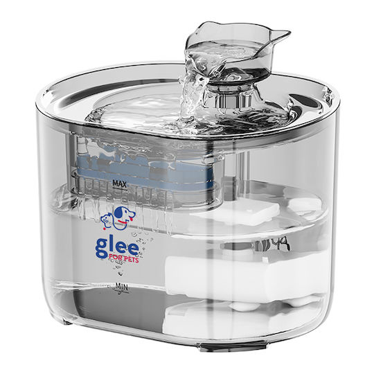 Glee Αυτόματο Πλαστικό Συντριβάνι Νερού για Σκύλο & Γάτα 2.2ml 18.5x14x16εκ.