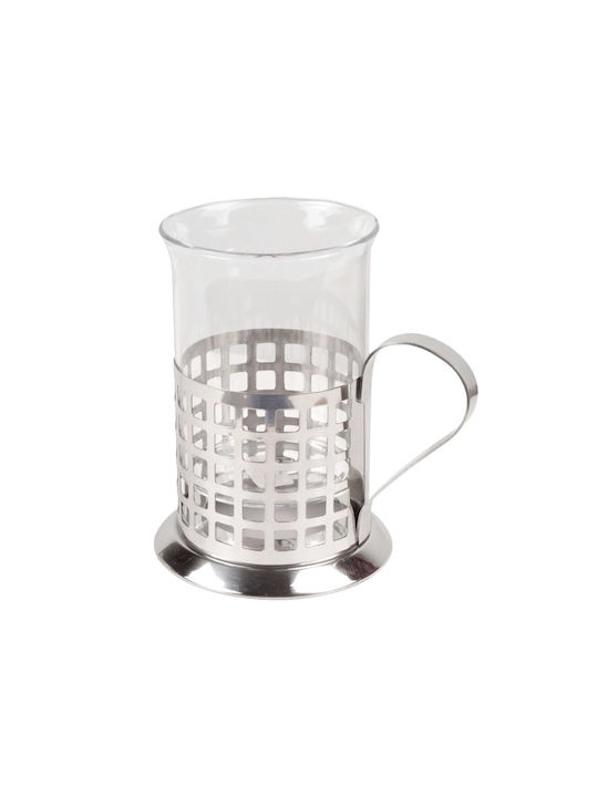 Sapir Set de pahare pentru apa din Sticlă în Culoarea Gri 200ml 2buc