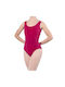 Sleeveless Kids Dance Bodysuit Fuchsia