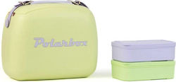 Polarbox Pop Edition И 2 Контейнера За Храна Преносим Хладилник 6л Лайм-Лилаво Polarbox Pop Edition И 2 Контейнера За Храна Преносим Хладилник 6л Лайм-Лилаво