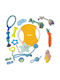 Set of Chewing Tug Dog Toys for Dogs 16 Pieces 00025384