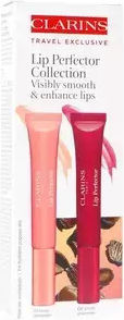 Clarins Perfector Set Lip Gloss 01 Rose Shimmer 08 Plum Shimmer 12ml