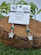 Silver Plated Women's Pendant Earrings Green Aventurine – Natural Beauty & Positive Energy