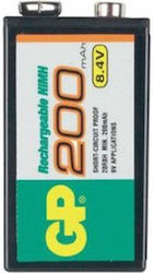 Baterie Reîncărcabilă GP 20R8HN-GB1 PP3 8.4V 200mAh 1 Bucată În Pachet