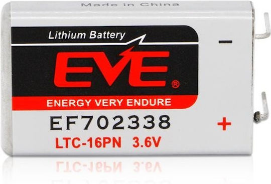 Eve Ltc-16pn Ef702338 Литиева Тионилхлоридна Батерия 3.6v 1600 Mah Li/socl2 1 Бр