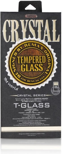 Gehärtetes Glas Displayschutzfolie Remax Kristallhülle Apple iPhone 7/8 Plus Smartphone Weiß