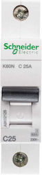 Circuit Breaker 1p C 25a 6ka Ac K60n A9k02125 Circuit Breaker 1p C 25a 6ka Ac K60n A9k02125