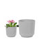 Form Plastic Pot Plastic Platinum 13x12.5cm.