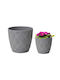 Form Plastic Topf Kunststoff Gray 12.8x11.8cm.