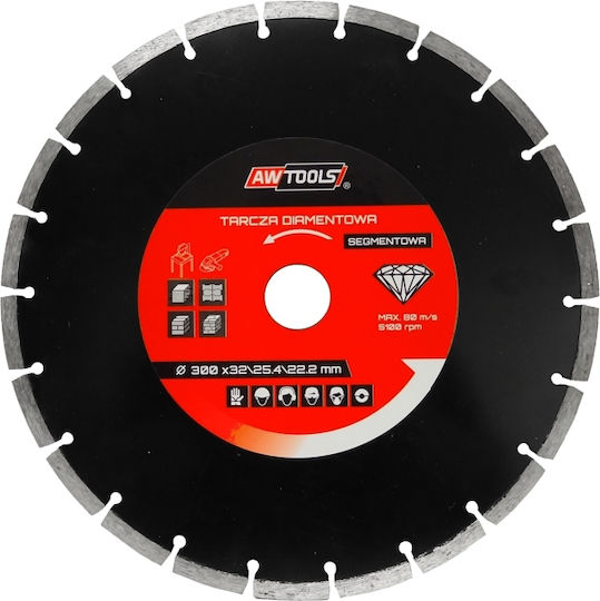 AWTools Cutting Disc Construction Materials Hole Diameter 125mm 1pcs