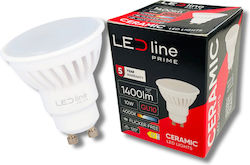 LED line LED Dimmable 10W GU10 Φυσικό Λευκό
