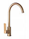Invena Kitchen Faucet Counter Copper