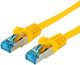 Професионален Пач Кабел Logon SF UTP 5м Cat5e Жълт TCR55SS050Y