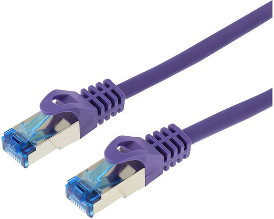 Logon Professional Patch Cable Sf Utp 1m Cat5e Purple Tcr55ss010v
