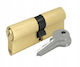 Lob Lock Cylinder 65mm (30-35) Gold