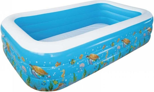 Piscină Pentru Copii Gonflabilă Din PVC 260x170x60cm Albastră