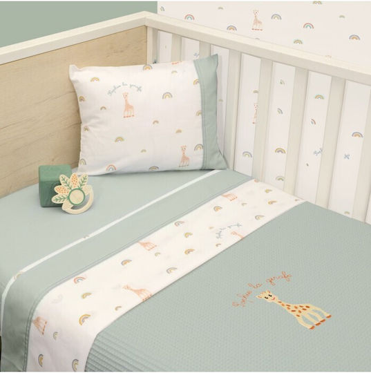 Baby Oliver Одеяло Детски пелени за пелени Pique Многоцветен 75x95см.