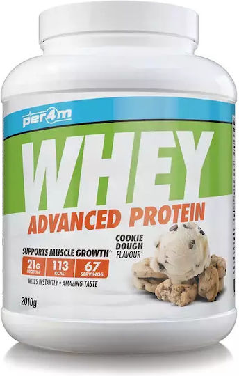 Per4m Whey Advanced Πρωτεΐνη Ορού Γάλακτος με Γεύση Cookie Dough 2.01kg