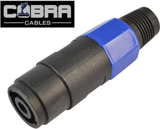 Cobra Speakon Connector 4 Pole Female Plug Βύσμα Θηλυκό Speakon 4 Πόλων Ckx-032
