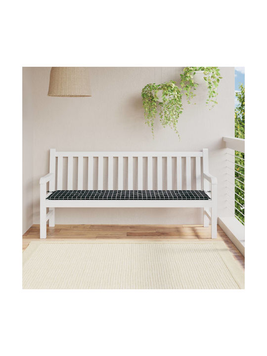 vidaXL Garden Bench Cushion Checkered Pattern 5...