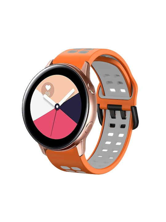 Λουράκι Σιλικόνης Πορτοκαλί (Galaxy Watch Active 2)