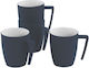 Outwell Gala 4 Person Mug Set Navy Night 430ml Glasses