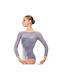 Plie Bodysuit Gray for Ballet
