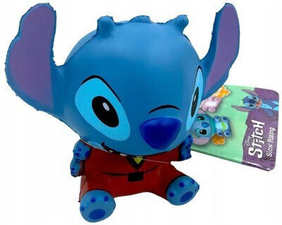 Eolo Squishy Lilo & Stitch Αφρώδες Με Κόκκινη Στολή Μπλε (Διάφορα Σχέδια) 1τμχ