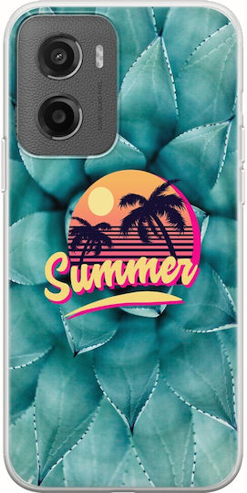 Summer Motorola Moto G05 Husa Telefon Flexibilă TPU Transparentă din Silicon