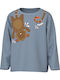 Kids Long-Sleeved Light Blue Blouse