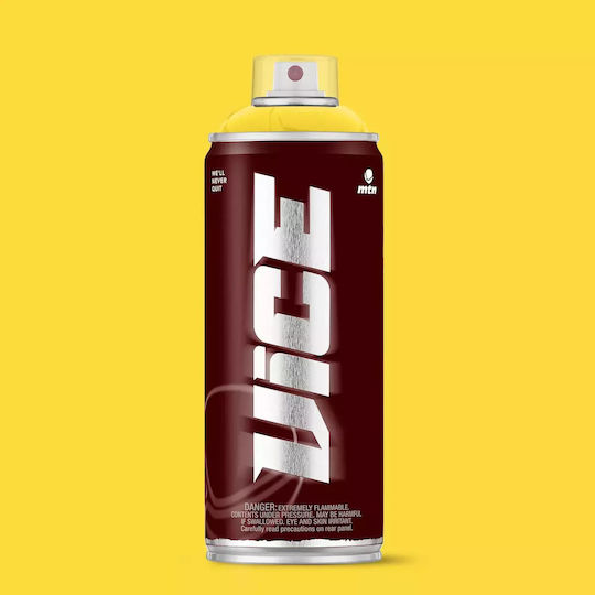 Montana Colors Σπρέι Βαφής Ακρυλικό με Σατινέ Εφέ Delivery Yellow 400ml