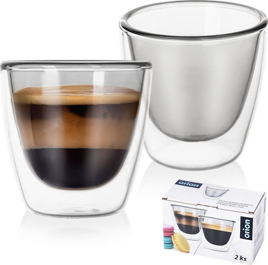 Orion Κούπα Πλαστική Διάφανη 90ml 2τμχ